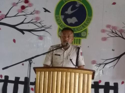 Road Safety awareness held at Pfutsero Government College-2