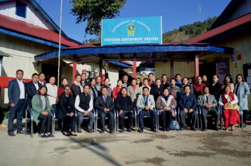 AAA Team Visits Pfutsero Govt College Group
